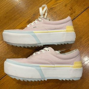 VANS OLD SCHOOL ERA STACKED - PINK PASTEL